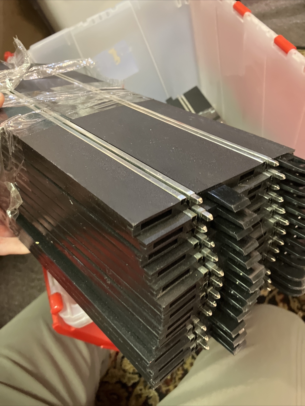 Carrera Slot Car Track Lot Scalextric Advanced Track System Huge Lot eBay