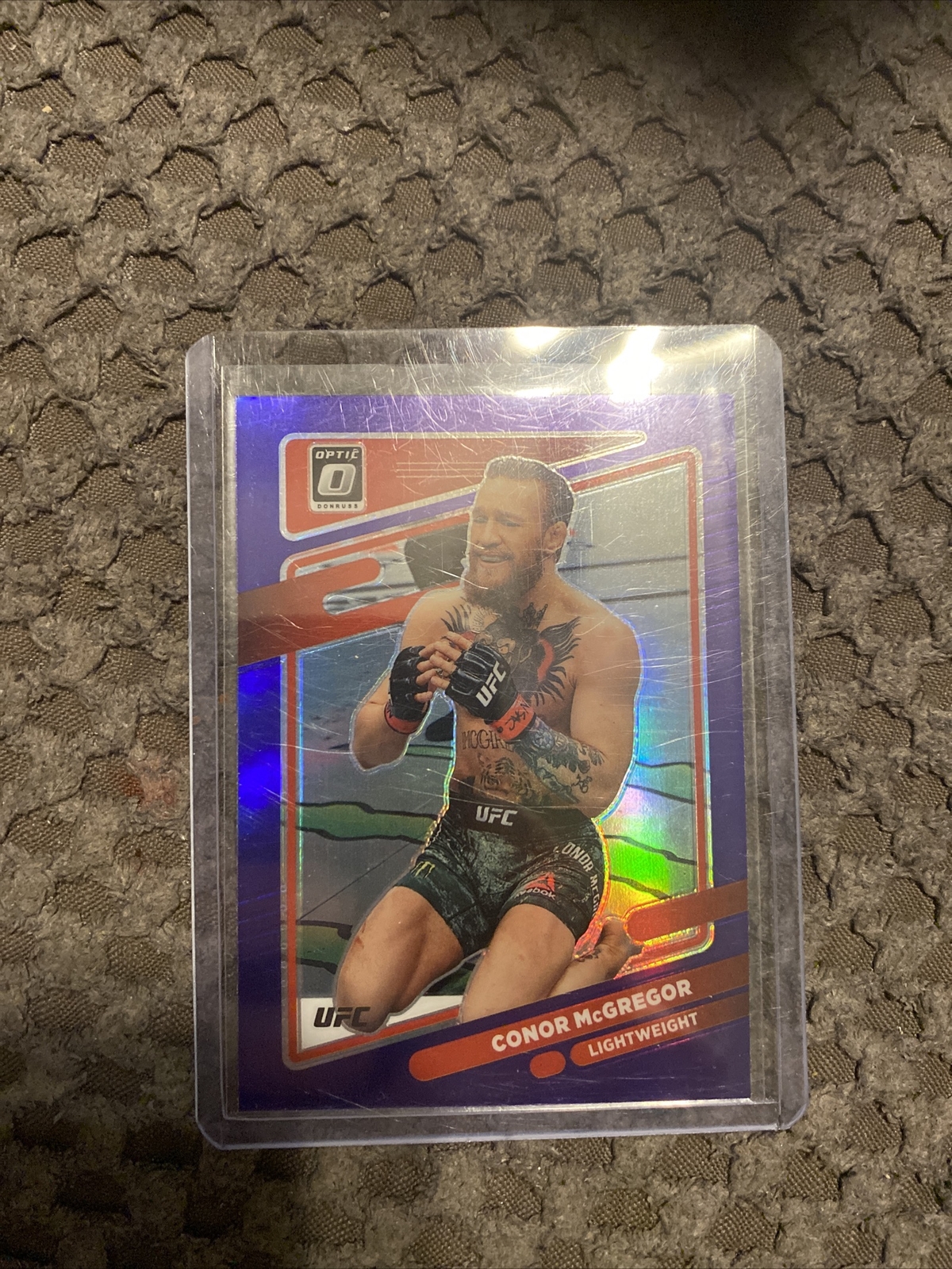 Conor McGregor 2022 Panini Optic UFC Purple  Prizm SP #75 Silver 🔥📈Goat!🔥🔨