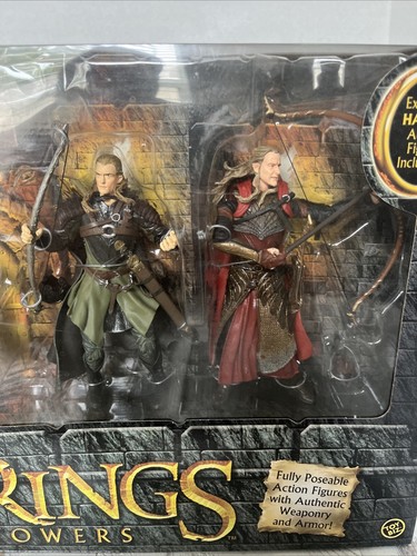 Herr der Ringe Zwei Türme Helm's Deep Battle Set 5 Actionfiguren Set Toy Biz - Bild 2 von 7