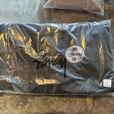 Stussy Dot Stamp Hoodie Pullover Mens XXL Black Sweatshirt New Release 0223