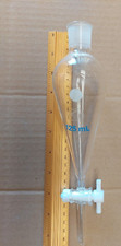 Borosilicate Glass 125ml Conical Separatory Funnel with PTFE Stopcock