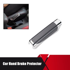 Universal Car Hand Brake Carbon Fiber Texture Protector Decor Cover Accessories