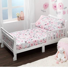 NEW Bedtime Originals Blossom 4-Piece Toddler Bedding Set - Pink, Garden, Floral