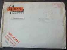 '78 Glasco Electric Co. revision pages for catalog