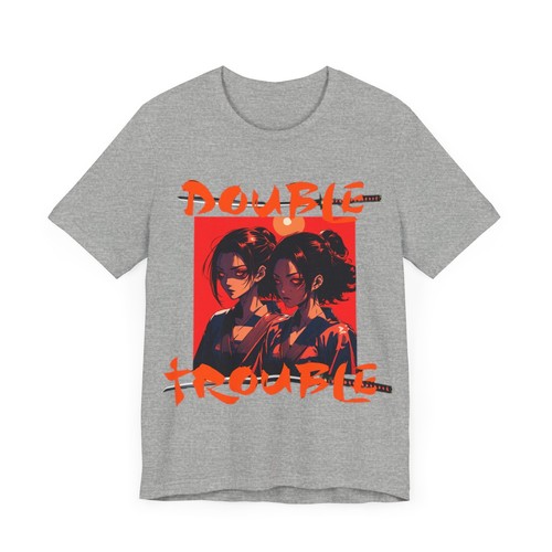 Asian Manga Samurai Girls Portrait T-shirt, Onna-musha Illustration Tee, Unisex - Picture 83 of 168