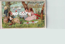 Chromo Chocolat LOUIT - Les boissons : LE PETIT BLEU DE SURESNES