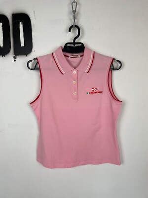 RARE Prada Luna Rossa Polos Tank Top Pink Size XL