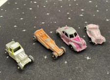 VTG Tootsie Cars Lot Of 4 USA Die Cast 1950-1960
