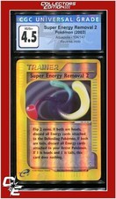 Aquapolis 134 Super Energy Removal 2 Reverse Holo CGC 4.5 on eBay