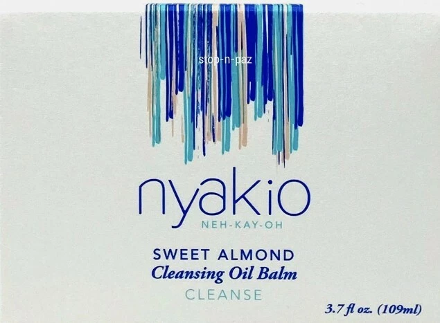 LOTE DE 3 bálsamos de aceite limpiador de almendras dulces Nyakio 3,7 fl oz - sellados. TOTALMENTE NUEVO Foto 4 de 4