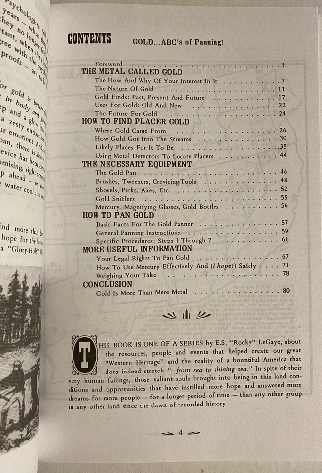 ABC's of Gold Panning by Rocky LeGaye - Tips on How to Find Gold - NEW - Image 3 of 4