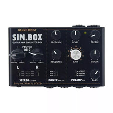 SIM BOX Electric Guitar Amp Simulator Box Cab...