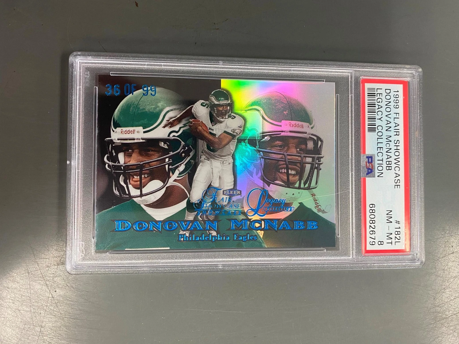 Donovan McNabb Flair Showcase Legacy Collection #182L Base