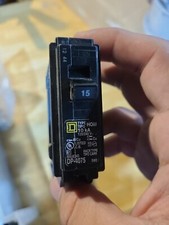 Square D HOM Tupe Tipo 15 Amp Miniature Circuit Breaker