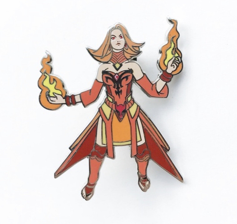 Dota 2 Lina Pin Lapel Enamel The International Valve Steam Figpin