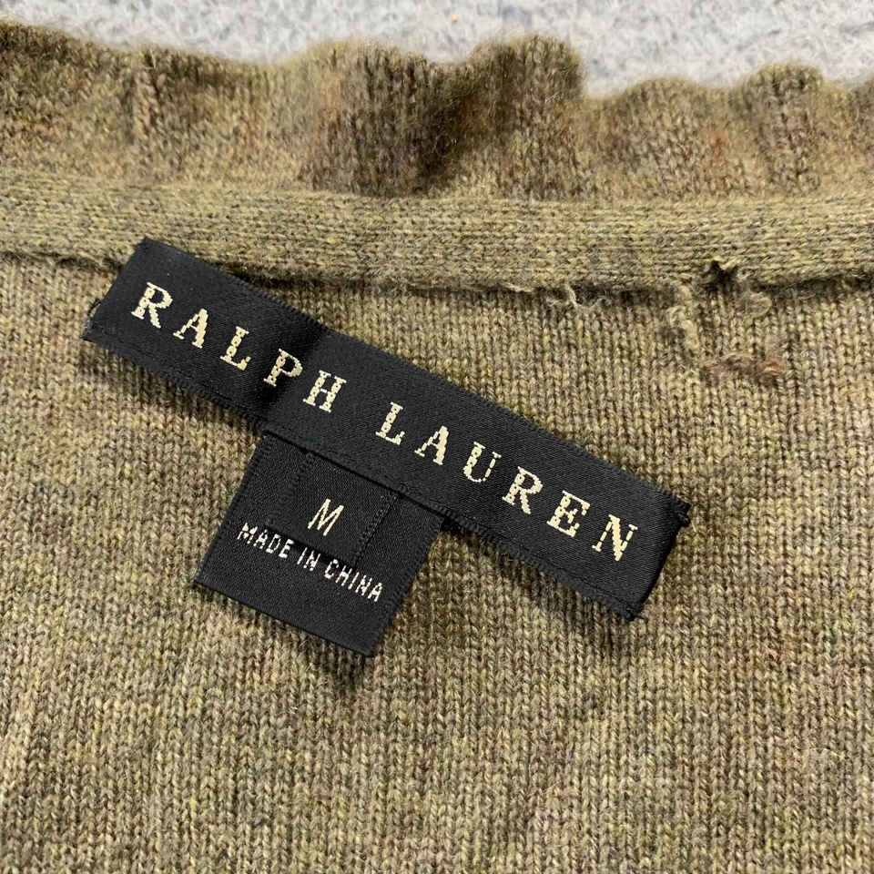 Suéter para mujer Ralph Lauren mediano Top cachemir cachemir marrón* Foto 3 de 4