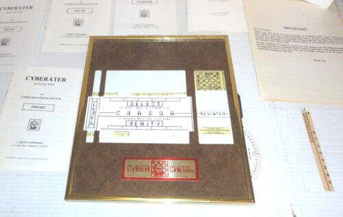 Macchina da gioco scacchi multilivello vintage CyberChess 1977 selezionabile dall'utente LEGGERE - Foto 2 di 22