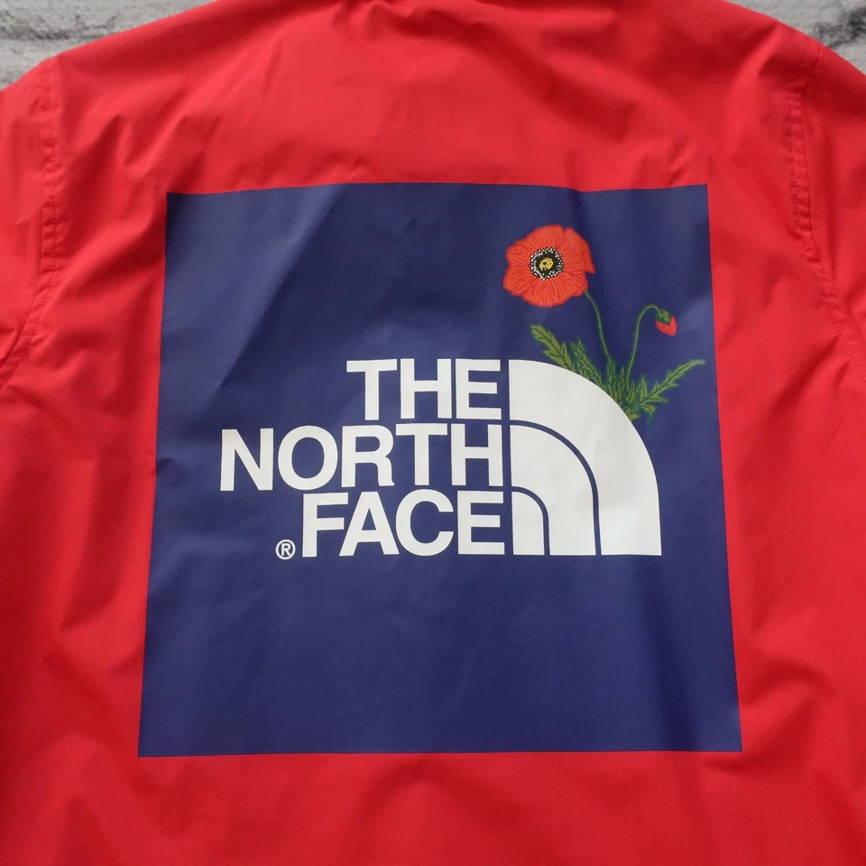 North Face x Nordstrom Olivia Kim Coaches Jacket Flower Floral Red - Image 2 of 4