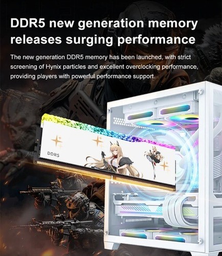 Memoria Ram RGB DDR5 16GB 6400MHz 6800MHz 16GBx2pcs UDIMM Desktop UDIMMRAM - Picture 10 of 15