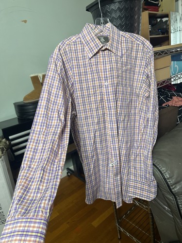 Men’s Maker & Co Brand Plaid Shirt Sz L Button Down Multicolor.. - Picture 2 of 5