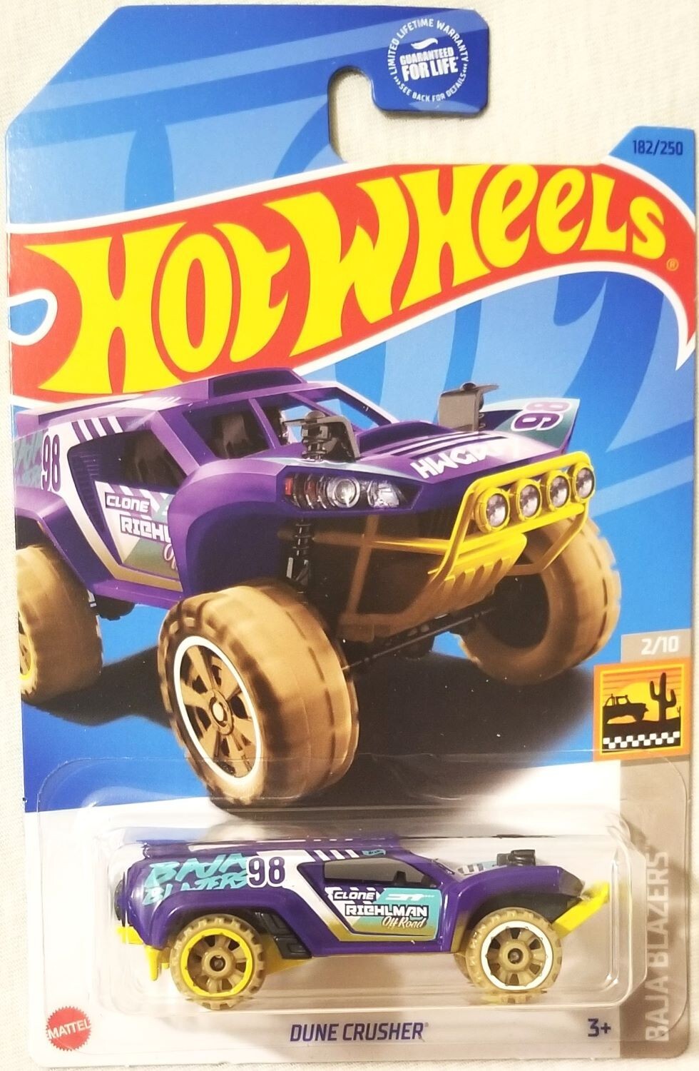 Hot Wheels - 2023 Baja Blazers 2/10 Dune Crusher 182/250 (BBHKG74)