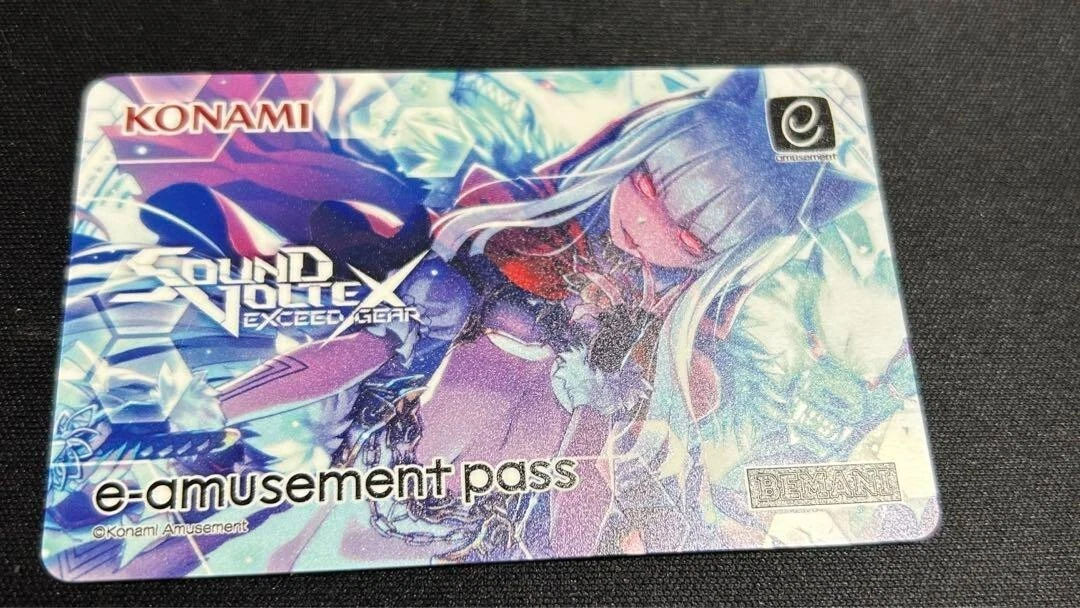e-AMUSEMENT PASS Card Konami Sound Voltex SDVX 666