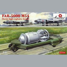 AMODEL NA72005 FAB-5000 M54 (bomba sovietica ad alto esplosivo) scala 1/72