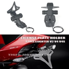 Rear Fender License Plate Holder Kits FOR DUCATI STREETFIGHTER V2 V4 /S 2020-24