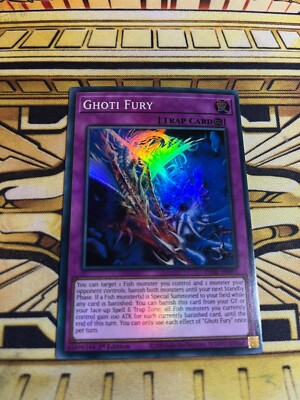 Yugioh Karte „Ghoti-Zorn“ – Super Rare, Deutsch, 1. Auflage | Inkl. Ultrapro Toploader | DABL-DE091