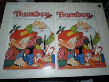 Vintage Thumbsy Coloring Book Lot Of 2 Unused The Fuller Brush Company Christmas