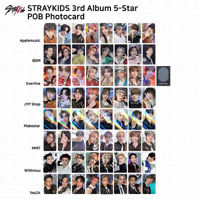 Stray Kids 5-Star POB Photocard Applemusic Everline MMT Stray Kids 5-Star POB Photocard Applemusic Everline MMT