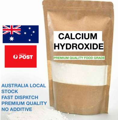 PICKLING LIME CALCIUM HYDROXIDE FOOD GRADE Hydrated / Slaked lime E526  Ca(OH)2