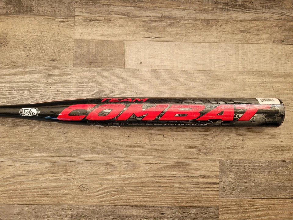 ¡Nuevo! Bate de softbol lanzamiento lento COMBAT Team Combat USSSA: TC120B, 26 oz Foto 4 de 4