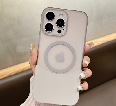 Magsafe Case For iPhone 16 15 Pro Max 14 13 12 Removable Magnetic Clear Cover