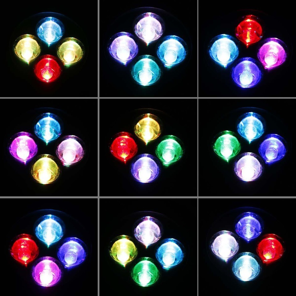 Color Changing LED Solar Light Spotlight for Outdoor Wall Light ...