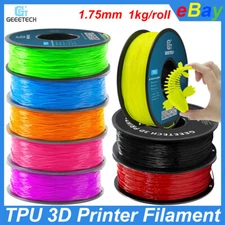 Geeetech TPU 3D Printer Filament 1KG 1.75mm 95A Soft & Flexible TPU Consumable