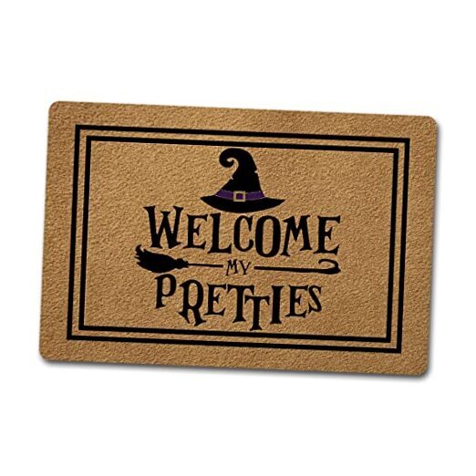 Funny Doormats Welcome My Pretties Halloween Indoor Floor Welcome Mat for