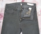 New rag & bone High Waist Dark gray cropped Flare jeans Capri sz 30/10 USA made  — photo 5
