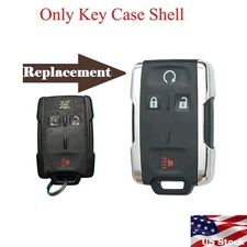 For  Key Fob Shell Case 2015-2021 GMC Sierra Canyon Chevy Silverado Colorado