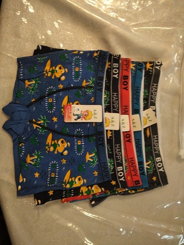 Lot new !! 5 Boys Seamless Boxer Short Kids Spandex Underwear Boy Briefs - Picture 2 of 6