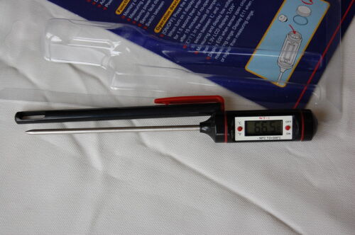 Digital Thermometer Food Grade SS Long Sensor Kitchen Cooking BBQ HVAC Services - Afbeelding 1 van 3