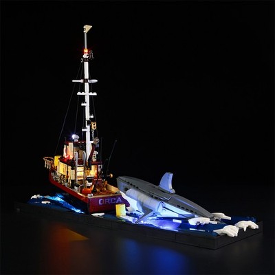 Brandneu LED-Licht set für LEGOs 21350 Ideen Kiefer Lighting Kit Only