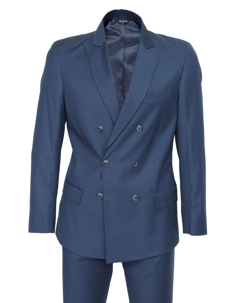 Double-Breasted Regular 44 Size Suits & Blazers for Men for sale