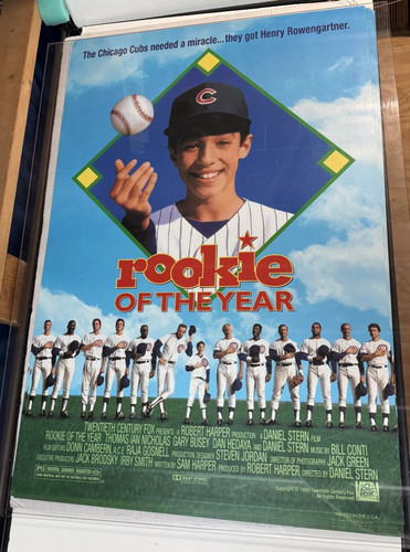 Rookie of the Year 27x40 Orig Movie Poster Thomas Ian Nicholas Daniel Stern CUBS