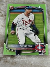 Payton Eeles 2025 1st Bowman 🟢Neon Green Border /399 #BP-78 Twins