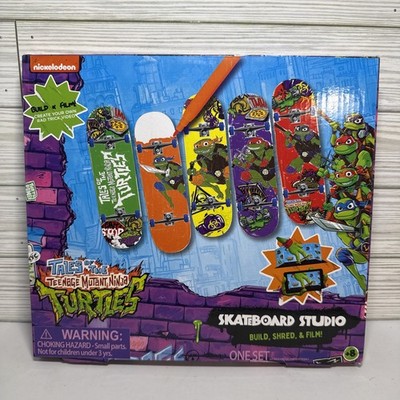 Teenage Mutant Ninja Turtles SkateBoard Studio 5 Colored Decks Sticker Sheet New