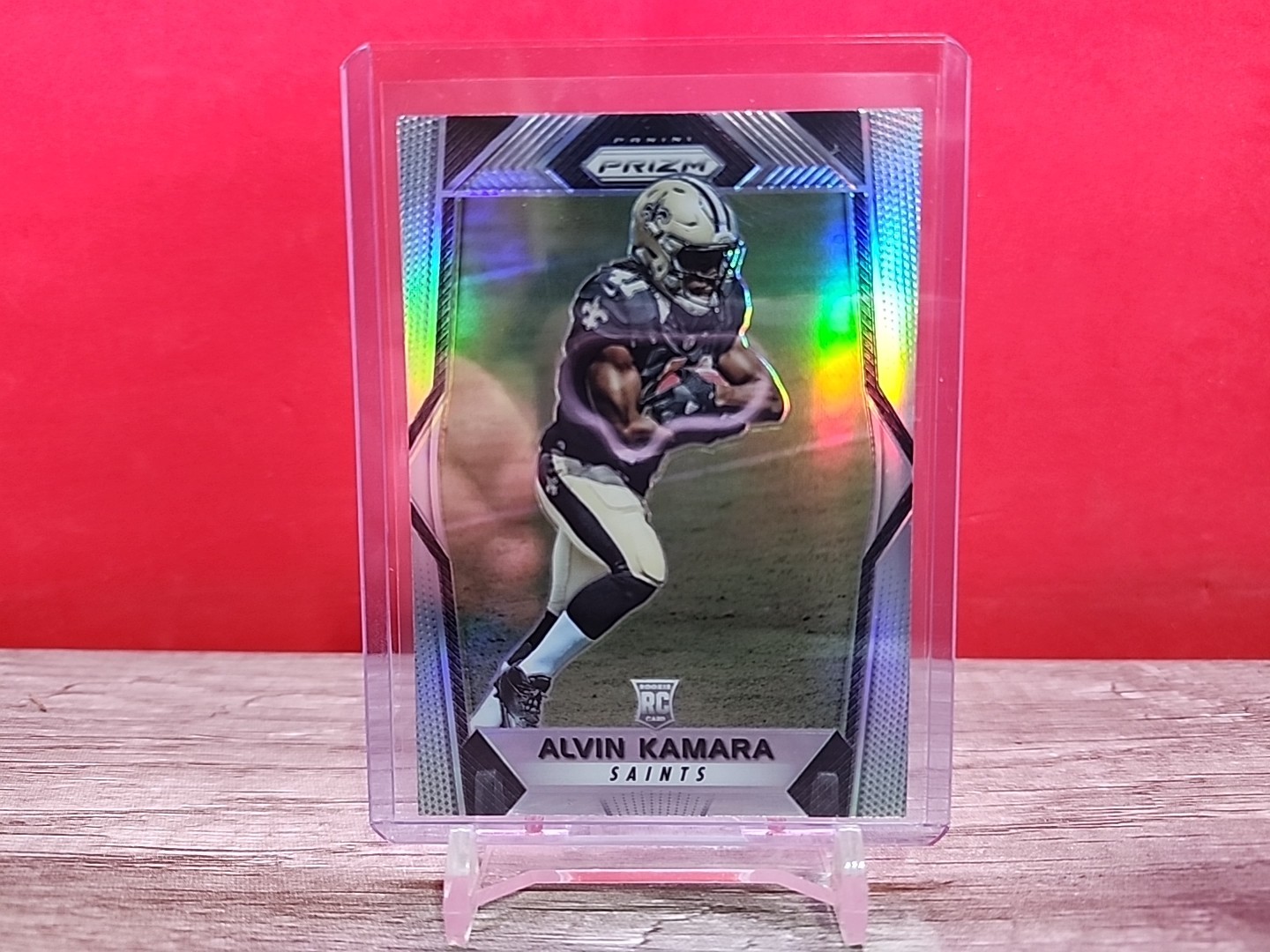 ALVIN KAMARA 2017 PANINI PRIZM FOOTBALL #291 ROOKIE SILVER RC SAINTS