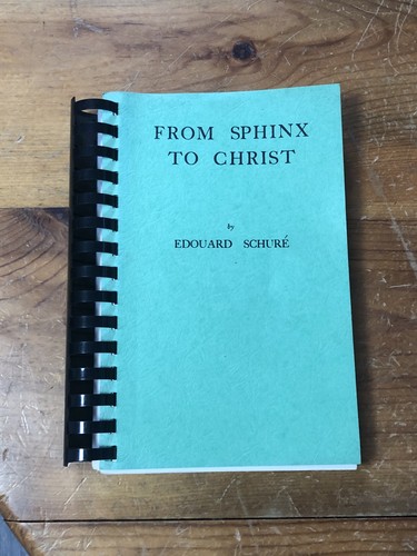 Cover of From Sphinx to Christ : An Occult History 1966 Reprint PB