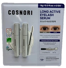 (2 Pack) Cosnori Long Active Eyelash Serum, 9 g / 0.3 Fl Oz Ea - New Sealed Box