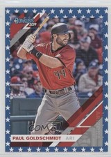 2019 Panini Donruss Variation Independence Day Paul Goldschmidt (Red Jersey) 8k4